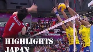 World Grand Prix 2015 Japan vs Brazil Highlights by Japan [upl. by Kass261]