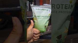 Nakpro Plant Protein review 🤩🤩🤩 shorts [upl. by Otsirave]