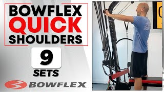 Bowflex Shoulder Workout  9 sets  Bowflex BowflexPR1000 [upl. by Harald578]