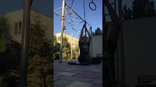 Preparatory exercises for legless rope climbing Diameter 20 mm climbing workout calistenics [upl. by Varian]