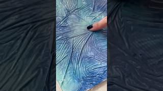 🦋Transformation is growth🦋 plastic wrap technique acrylicpaint [upl. by Crispin]