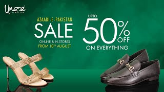 Azaadi Sale  UPTO 50 OFF On Everything  Unze London [upl. by Ahsirt]