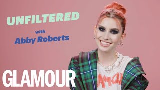 Abby Roberts On Her Music Career amp SelfExpression Through Makeup  GLAMOUR Unfiltered [upl. by Ladew]