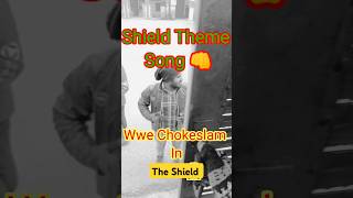 The Shield Theme Song Wwe chokeslam In Train shorts wwe [upl. by Laurita]