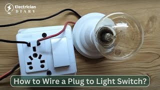 How to Wire a Plug to Light Switch [upl. by Rod806]