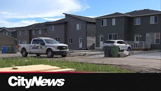 Chestermere RCMP surrounded home and made arrest due to firearms complaint [upl. by Jerrold437]