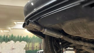 BMW e46 330D 135kw  184hp 635mm straight pipe downpipe Chip  Remap [upl. by Nivahb]