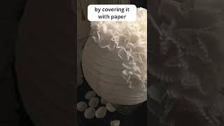 6 fun ways to transform IKEA’s cheapest lampshade Regolit shorts ikea ikeahack lighting [upl. by Ronoc908]