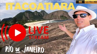 🔴 AO VIVO NO RIO DE JANEIRO  Niterói e suas praias oceânicas Itacoatiara e Itaipu 🔥 [upl. by Asylem981]