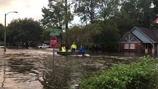 Hurricane Harvey in Wedgewood Village Friendswood Tx [upl. by Neisa12]