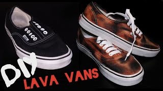 Como costumizar tênis  DIY Lava VANS  Faça você mesmo [upl. by Dirgni91]