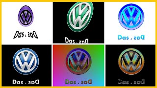 PARODY NEW amp OLD VOLKSWAGEN DAS AUTO LOGO ANIMATION IN DIFFERENT EFFECTS  CAR LOGO EDIT PART 20 [upl. by Rooney92]