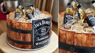 HORDÓ TORTA🥃 zselé “jégkocka” tortára🧊 pasis torta tortaötlet férfiaknak  BebePiskóta [upl. by Peck961]