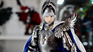 Threezero 16 Berserk Reborn Band of Falcon Griffith UnboxingPosesComparison [upl. by Myrta]