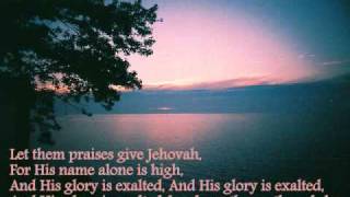 Hallelujah Praise Jehovah Karaoke [upl. by Azar]