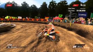 MXGP  The Official Motocross Videogame Gameplay PS4 HD 1080p [upl. by Eiramaneet]