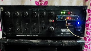 MR 1250 DP Amplifier vs ahuja srx 120dx sound test 125w amplifier100w speaker ahujaspeaker Bk [upl. by Edwin]