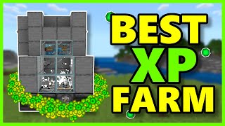 BEST 121 XP FARM MINECRAFT BEDROCK EDITION  NO ALLAY [upl. by Naerol]