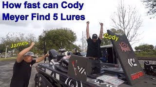 How Fast Can Cody Meyer Find 5 Lures [upl. by Duwalt]