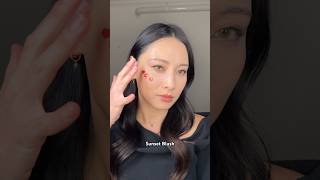 Sunset blush hack IB lauramalwina on IG makeup blush makeuptutorial blushhack blusher [upl. by Airotnes48]