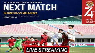 Jadwal Live Streaming Timnas Indonesia U16 VS Maladewa U16  U16 Four Nations Tournament 2019 [upl. by Fisch]