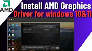 How To Install AMD Graphics Driver On Windows 10 amp 11  Download AMD Graphics Driver [upl. by Goggin]