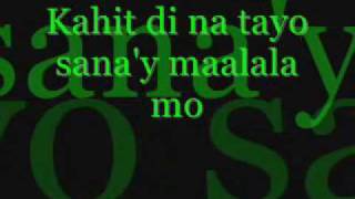 Kahit Di Na Tayo  Repablikan with Lyrics rap [upl. by Naxor]