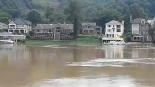 Charleston WV Historic Flooding Kanawha River Crest [upl. by Vadim168]