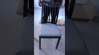 IKEA Dining Chair Assembly  Ekedalen Chair [upl. by Kerstin]