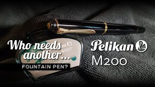 Pelikan Fountain Pen M200  Unboxing and Review [upl. by Territus]