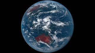 Tropical Storms Malakas and Megi Agaton PH 10 April Himawari8 satellite loop [upl. by Saticilef]