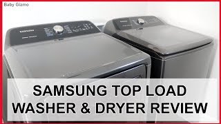 Samsung TOP LOAD Smart Washer and Dryer REVIEW [upl. by Damha963]