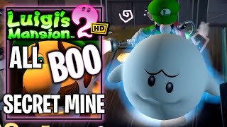 Luigis Mansion 2 HD  All Boo Locations  Secret Mine [upl. by Retrac]