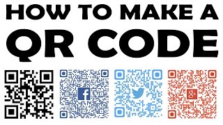 HOW TO CREATE A QR CODE   INSTRUCTIONS 101 [upl. by Niwde]