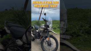 Himalayan 450 Mileage Test🔥 shorts himalayan450 [upl. by Lombardy734]