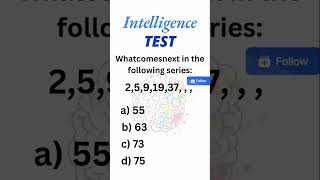 Intelligence Test 7 quiz exam mathequation mathproblem series education [upl. by Ahsenav]