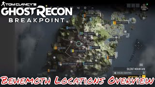 Ghost Recon Breakpoint  Behemoth Locations Overview [upl. by Joete]