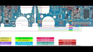 Samsung a21s A217 lcd connector Borneo schematic diagram ways [upl. by Eeclehc]