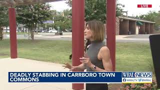 Police investigating deadly stabbing at Carrboro Town Commons [upl. by Oirottiv]