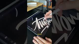 4 Tips para mejorar tu caligrafía en procreate [upl. by Aleel]