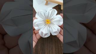 Origami Borage Flower Tutorial  Easy Paper Folding Instructions for Beginners [upl. by Dnarud324]