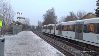 Oslo Tbane  The Metro in Oslo Norway 2017 [upl. by Ihn]