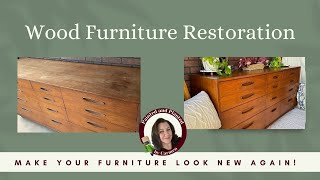 Vintage Dresser Makeover Old to New Again furniturerestoration restoredfurniture diy [upl. by Hoxie]