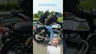 Duke vs royal enfield racing reaction short video continentalgt continentalgt650 bulletride [upl. by Cataldo328]