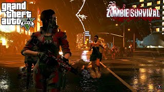 GTA 5 Zombie Apocalypse Survival Mod [upl. by Adlih]