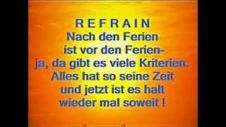 quotNach den OSTERFERIENHessenquot usw2019  quotTrostquotKaraokeSong [upl. by Ellehcem541]