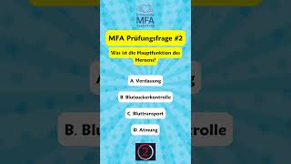 📚 MFA Prüfungsvorbereitung  Prüfungsfrage 2 [upl. by Nileuqcaj]