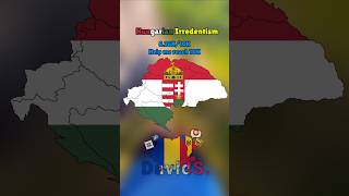 Hungarian irredentism mapchart geography europe mapper shorts hungary viralvideo maping [upl. by Garbe951]