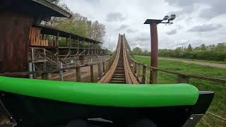 Walygator Grand Est Anaconda Front Row POV April 2024 [upl. by Ellehcyar]