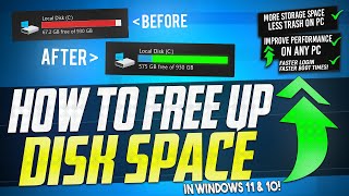 🔧 How to FREE Up More than 30GB Of Disk Space in Windows 11 amp 10 ✅ [upl. by Stonwin]